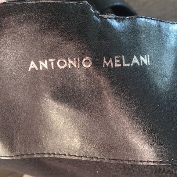 ANTONIO MELANI knee high boots BLACK - Picture 3 of 4